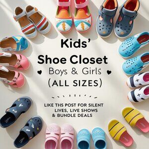 Kids Shoe Closet Boys and Girls All Sizes